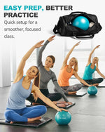 Trideer Exercise Ball for Yoga, Pilates & Fitness – Stability Ball Equipment for Home Gym & Office Chair, Core & Balance Training Accessories, Physical Therapy Equipment, Quick Pump Included, 5 Sizes