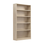 Bush Home Universal Small 2 Shelf Bookcase in Black, Low Storage and Display Bookshelf for Home Office or Living Room Organization