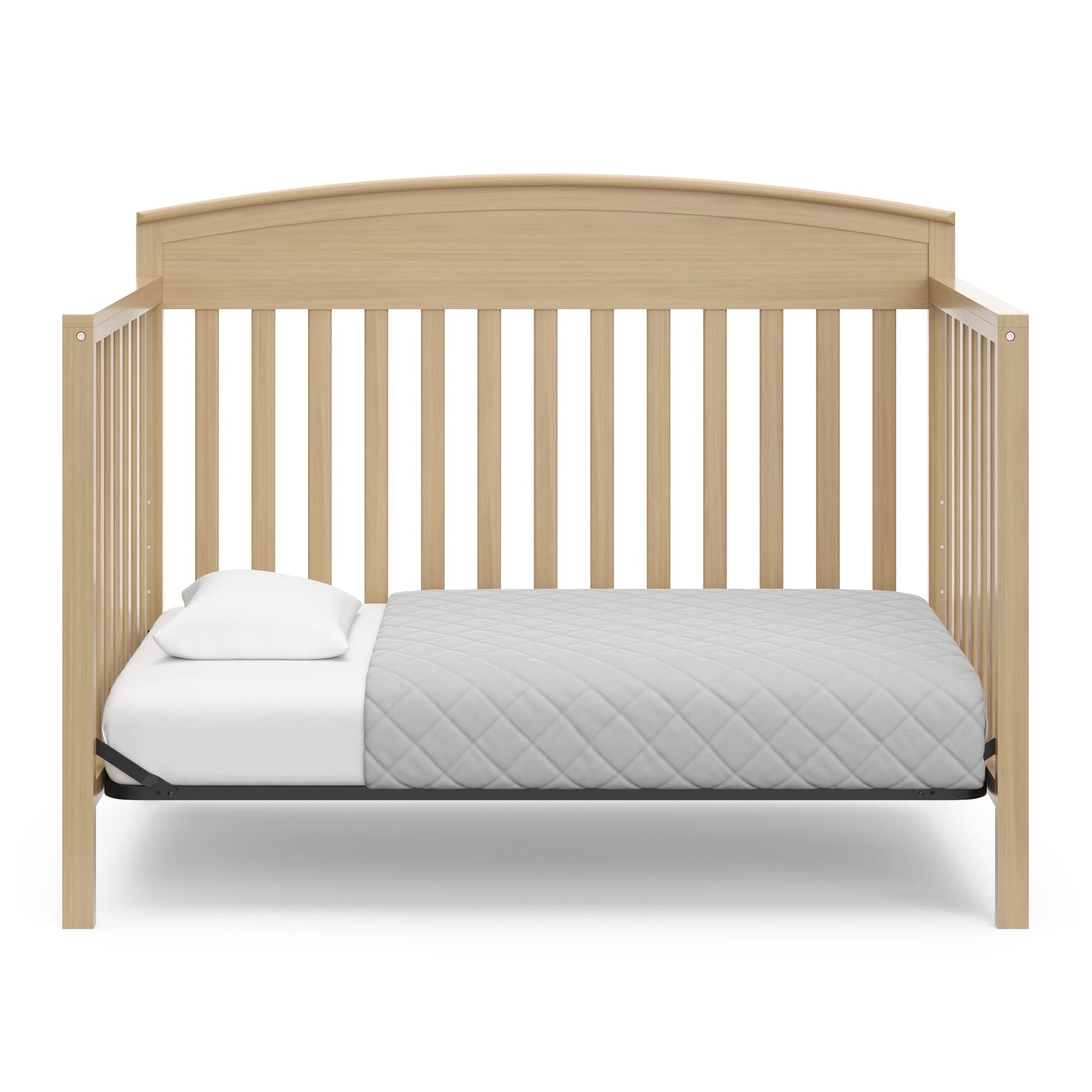 Graco Benton 5-in-1 Convertible Crib – GREENGUARD Gold Certified, Converts from Baby Crib to Toddler Bed, Daybed and Full-Size Bed, Fits Standard Full-Size Crib Mattress (White)
