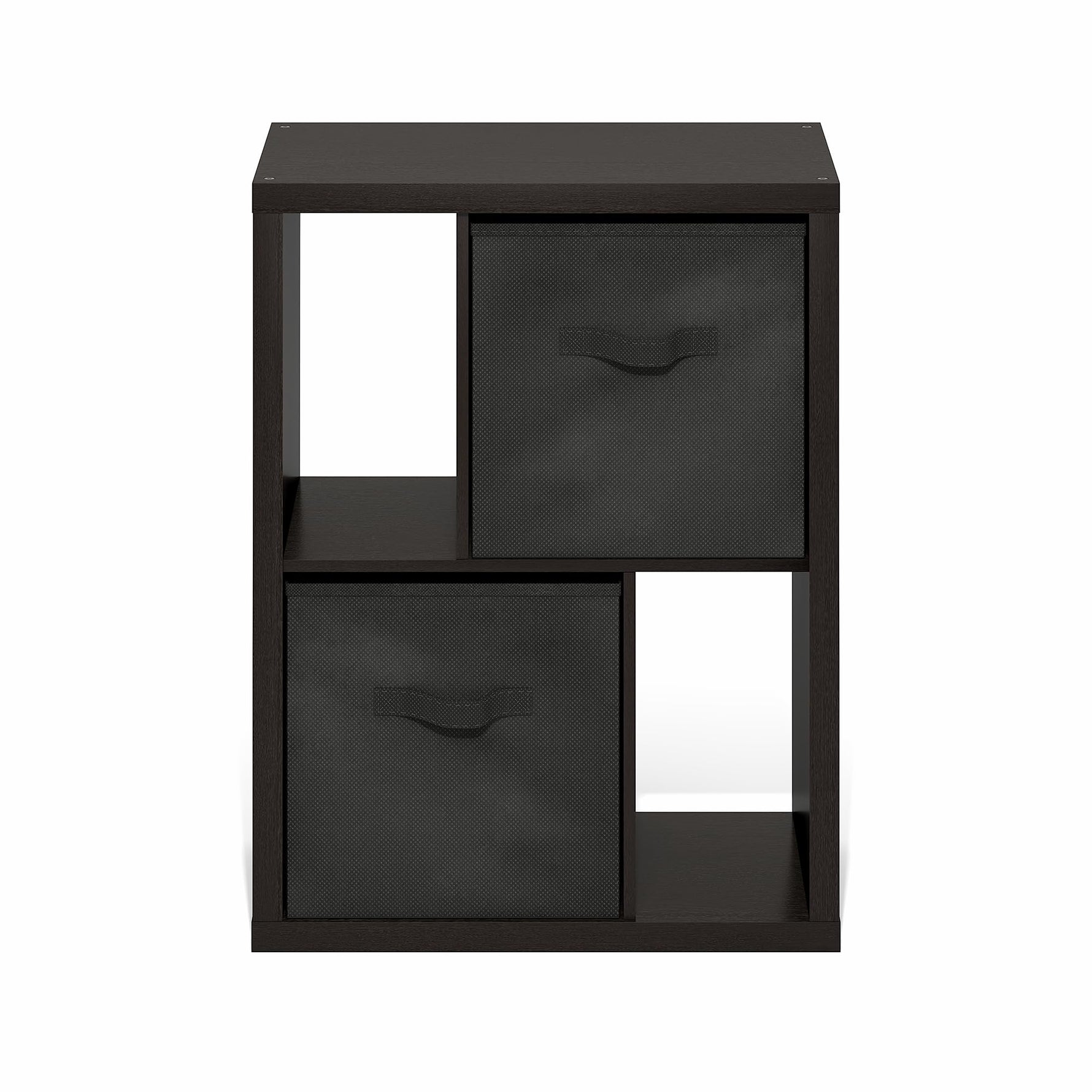 Furinno CLASSIC Coffee Table, Modern Rectangle Coffee Table with 1.8" Triple Thick Tabletop, Side Table, Toolless Assembly, for Living Room, Home Office, Black