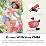 Schwinn Koen Bike, 16 Inch Bike for Kids Ages 3-7, SmartStart Ergonomic Design for Kids, Adjustable Seat Grows with your Child, Rear Coaster Brake and Front Caliper Brake, Training Bicycle