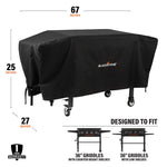 Blackstone 36 inch Griddle Cover Water Resistant 600D Polyester Heavy Duty Flat top 36" Gas Grill Cover Exclusively for Blackstone 36" Griddle Cooking Station
