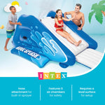 Intex Kool Splash Inflatable Water Slide Swimming Pool Play Center with Built in Sprayers for Kids and Adults, Ages 6 and Up, Blue