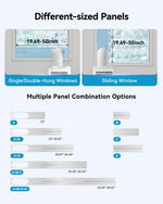 Feelfunn 8000 BTU Portable Air Conditioner, 3-in-1 Cools 350 Sq.Ft, Quiet AC with Fan & Dehumidifier, LED Display, Remote, 24H Timer, Window Kit, for Bedroom/Office/Dorms