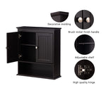 Spirich Bathroom Cabinet Wall Mounted with Doors, Wood Hanging Cabinet with Doors and Shelves Over The Toilet, Bathroom Wall Cabinet White