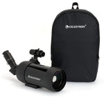 Celestron – MAK 90mm Angled Spotting Scope – Maksutov Spotting Scope – Great for Long Range Viewing – 39x Magnification with 32mm Eyepiece – Multi-Coated Optics – Rubber Armored