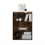 Furinno PASIR Book Shelf, 3-Tier Bookshelf, Storage Shelves Bookcase, 9.7 x 23.7 x 31.5, for Living Room, Bedroom, Home Office, Plain White