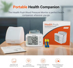 iHealth Push Wrist Blood Pressure Monitor, Bluetooth Smart BP Machine with App, Clinically Validated, Large Digital Display & Travel Case, High Accuracy for Home Use, Cuff Fits 5.5"-7.75"