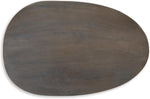 Signature Design by Ashley Cormmet Industrial Accent Table with Metal Base, Dark Brown & Black
