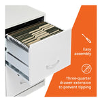 NuSparc 2 Drawer Locking Filing Cabinet | Pre-Assembled Steel Construction | Space-Saving Design is Perfect for Home and Small Office | Letter-Size | Assembled in North America