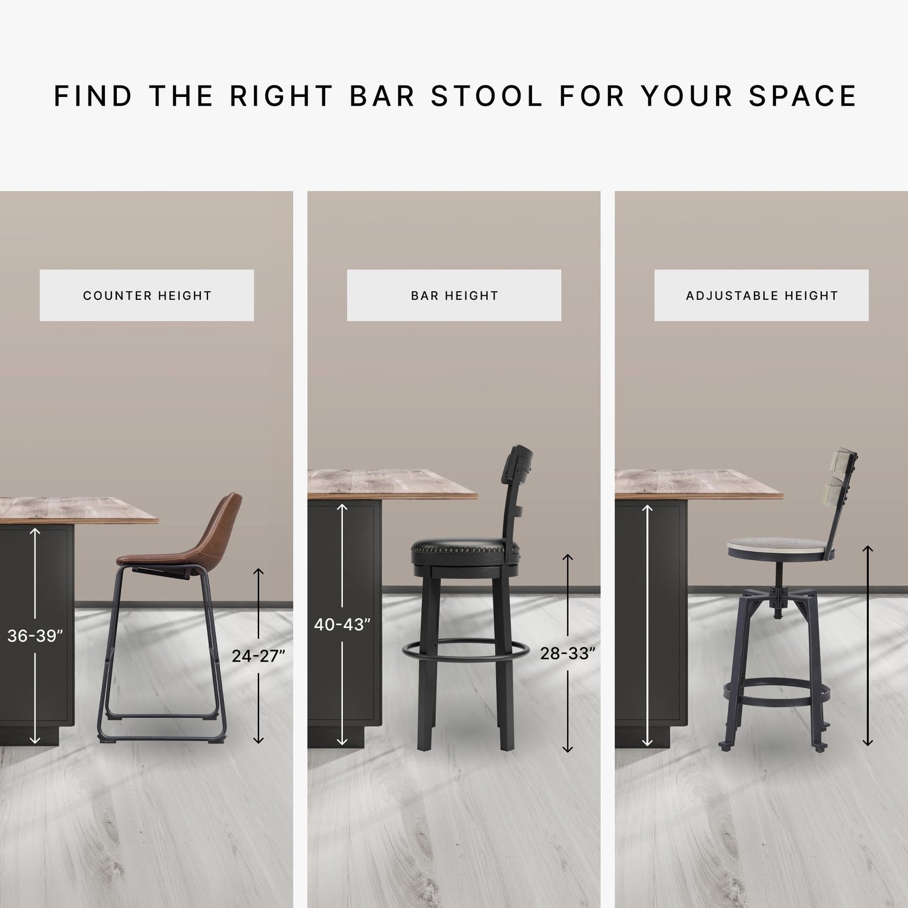 Signature Design by Ashley Haddigan Upholstered Barstool, 2 Count, Slat Back Design, Cushioned Seat, Wood, 25.5" H, Dark Brown