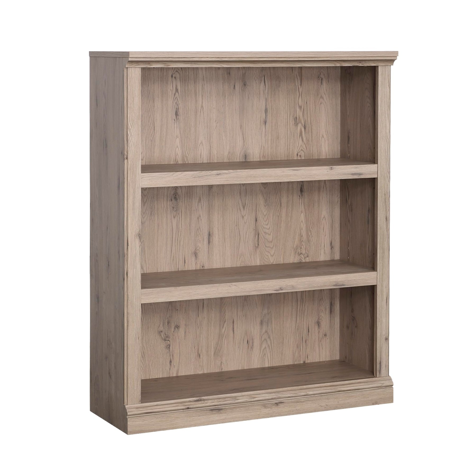 Sauder Miscellaneous Storage 3-Shelf Bookcase/ Book shelf, Oiled Oak finish