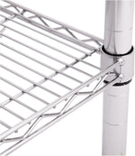 Seville Classics Commercial Work Table Island Utility Cart Prep Station, for Restaurant, Kitchen, Warehouse, Garage, Hotel, Home, Stainless-Steel Top NSF , 49" W x 24" D | Heavy-duty durable workstation supports 1,000 lb with adjustable wire shelf, is ver