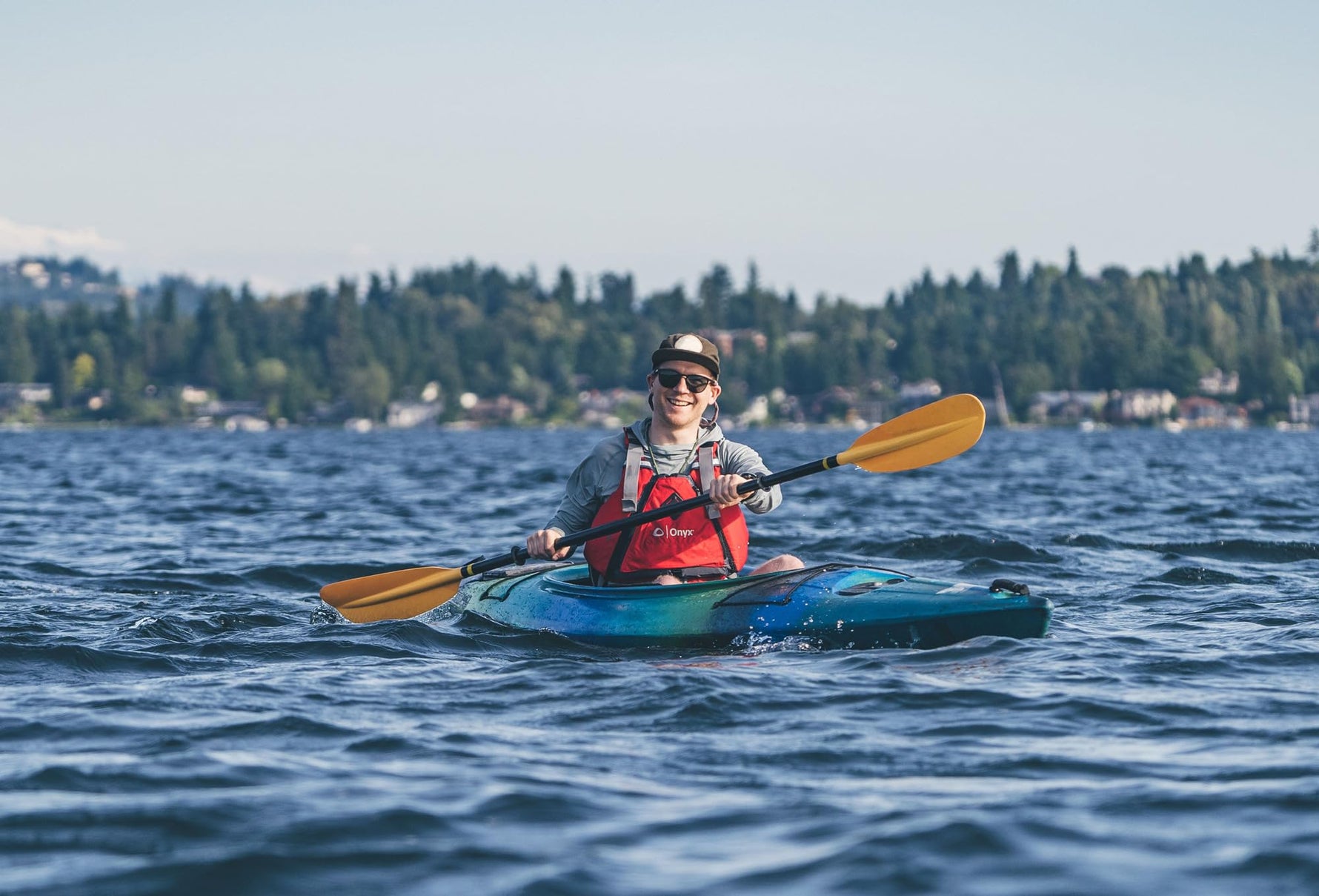Onyx U.S. Coast Guard and Transport Canada Approved MoveVent Curve Paddle Vest For Adults For Kayaking, Canoeing, Stand Up Paddleboarding