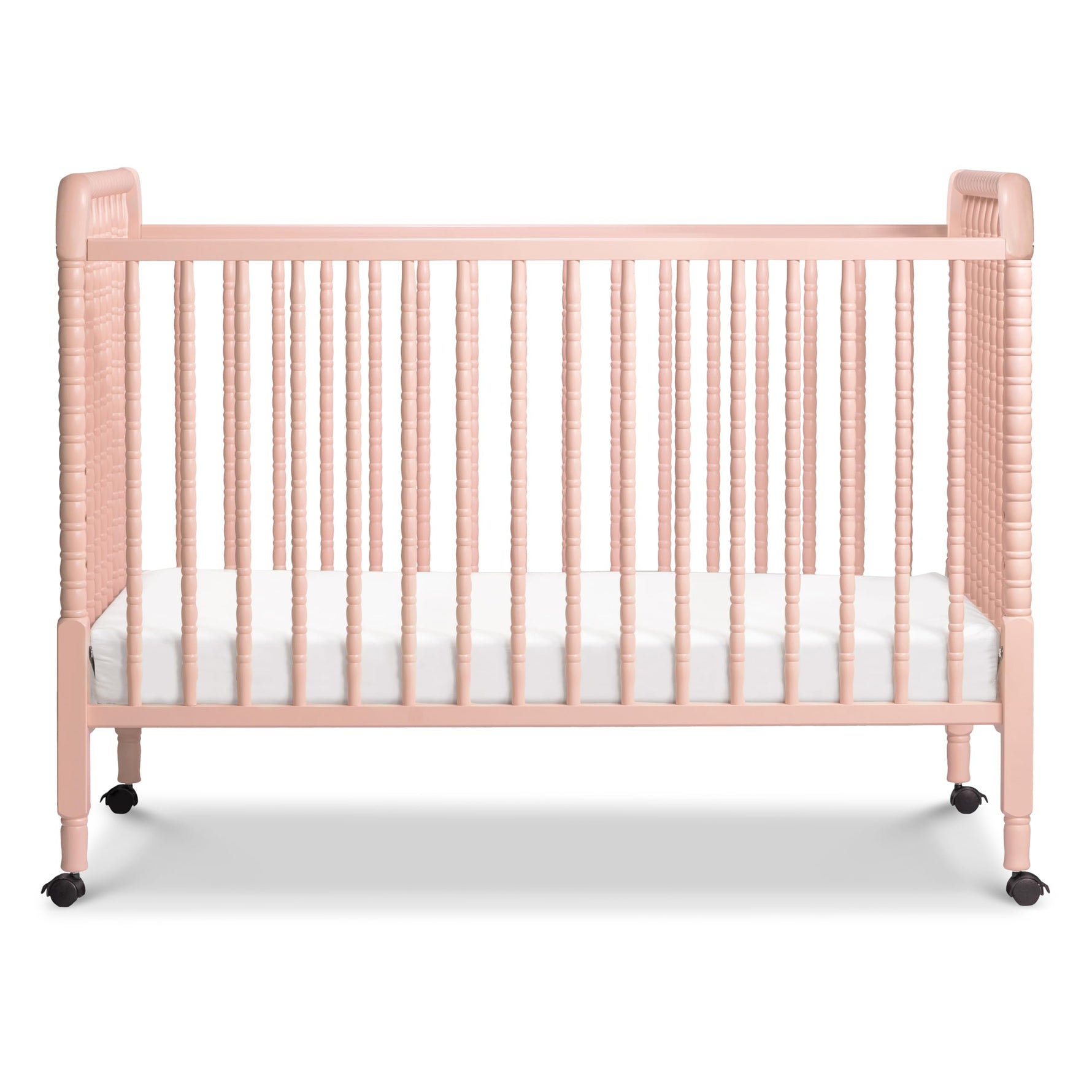 daVinci Jenny Lind 3-in-1 Baby Crib Convertible to Toddler Bed, Daybed - Easy to Assemble - GREENGUARD Gold Certified - 4 Adjustable Mattress Heights, Conversion Kit Sold Separately - White