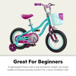 Schwinn Koen Bike, 16 Inch Bike for Kids Ages 3-7, SmartStart Ergonomic Design for Kids, Adjustable Seat Grows with your Child, Rear Coaster Brake and Front Caliper Brake, Training Bicycle