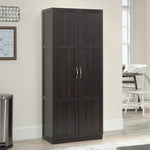 Sauder Select Storage Cabinet, Pantry Cabinet Kitchen Storage with Adjustable Shelves, Utility Room Storage Cabinet, in Reclaimed Pine
