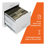 NuSparc 2 Drawer Locking Filing Cabinet | Pre-Assembled Steel Construction | Space-Saving Design is Perfect for Home and Small Office | Letter-Size | Assembled in North America