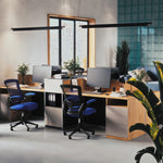 Flash Furniture Kelista Mid-Back Swivel Office Chair with Adjustable Seat Height, Ergonomic Mesh Desk Chair with Flip-Up Armrests, Black