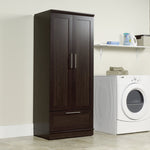 Sauder 411802 HomePlus Wardrobe/Storage Cabinet, L: 28.98" x W: 20.95" x H: 71.18", Sienna Oak finish
