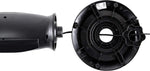 Seville Classics UltraSlimline Indoor Bladeless Oscillating Tower Fan Quiet Cooling LED Display Space-Saving for Home w/Remote and 7.5H Timer, Black, 40" 5-speed (115 degrees)