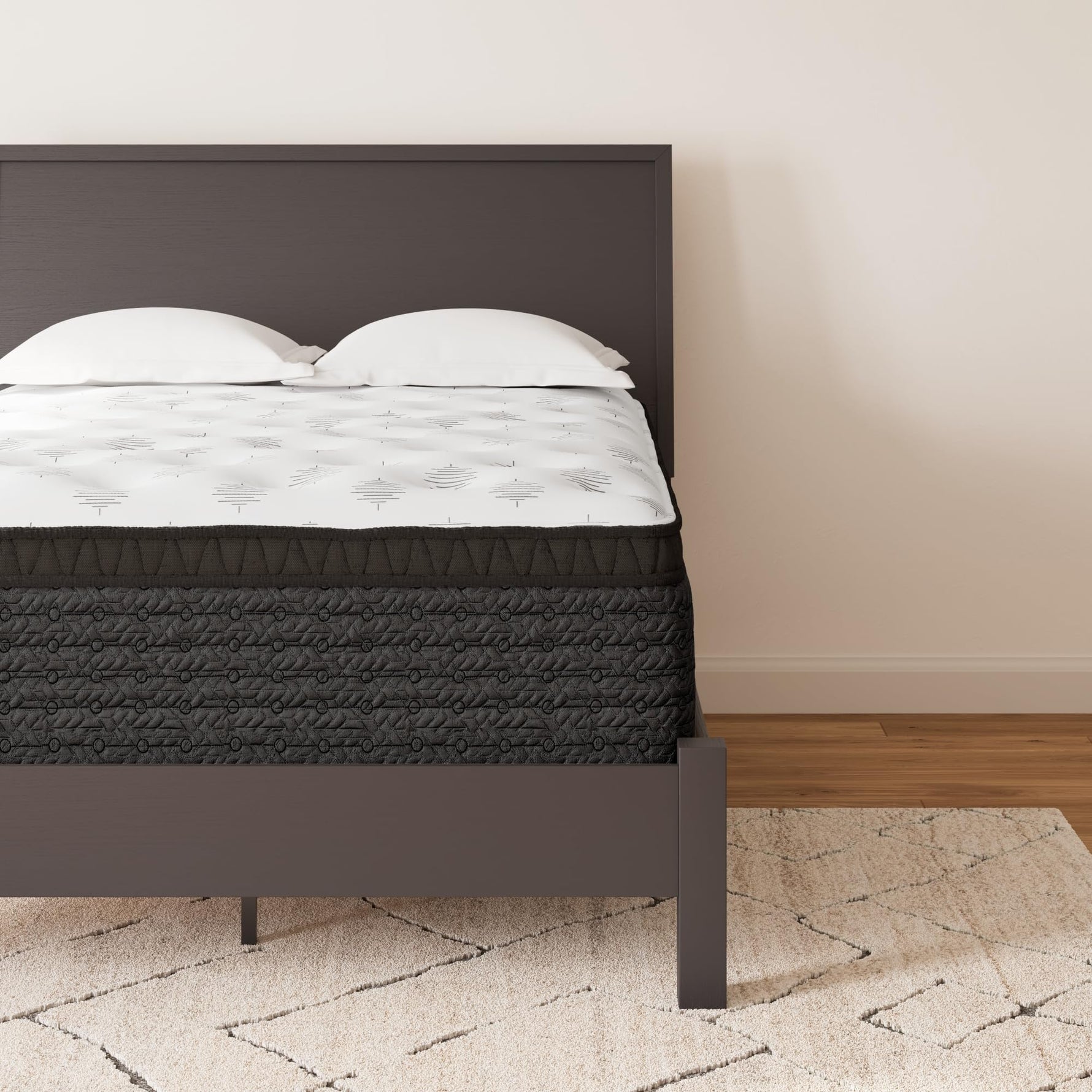 Signature Design by Ashley Chime 12 Inch Hybrid Full Mattress, Memory Foam with Lumbar Support, High-Density Foam & Pocketed Coils for Comfort & Back Support, Mattresses in a Box, Full Size