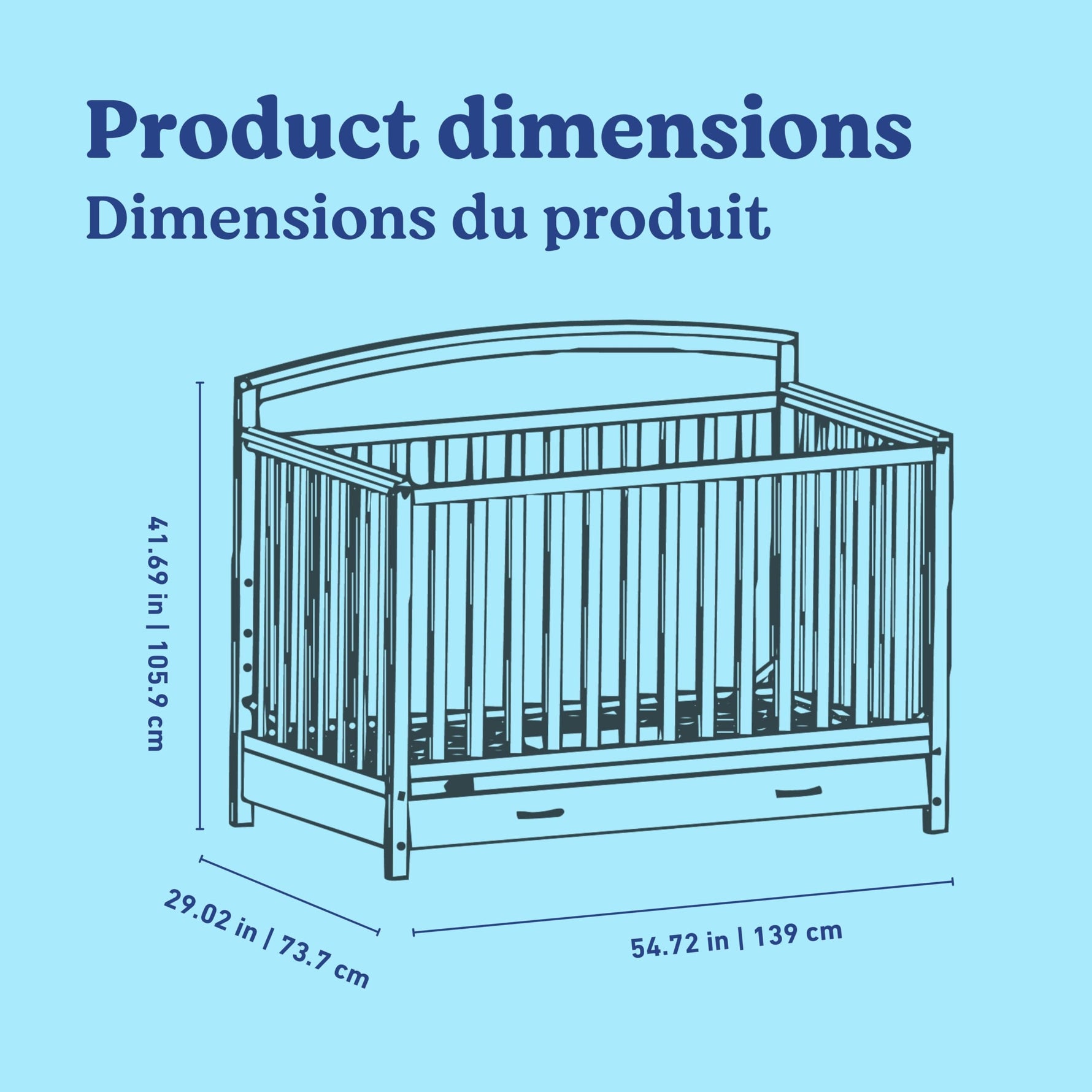 Graco Benton 5-in-1 Convertible Crib – GREENGUARD Gold Certified, Converts from Baby Crib to Toddler Bed, Daybed and Full-Size Bed, Fits Standard Full-Size Crib Mattress (White)