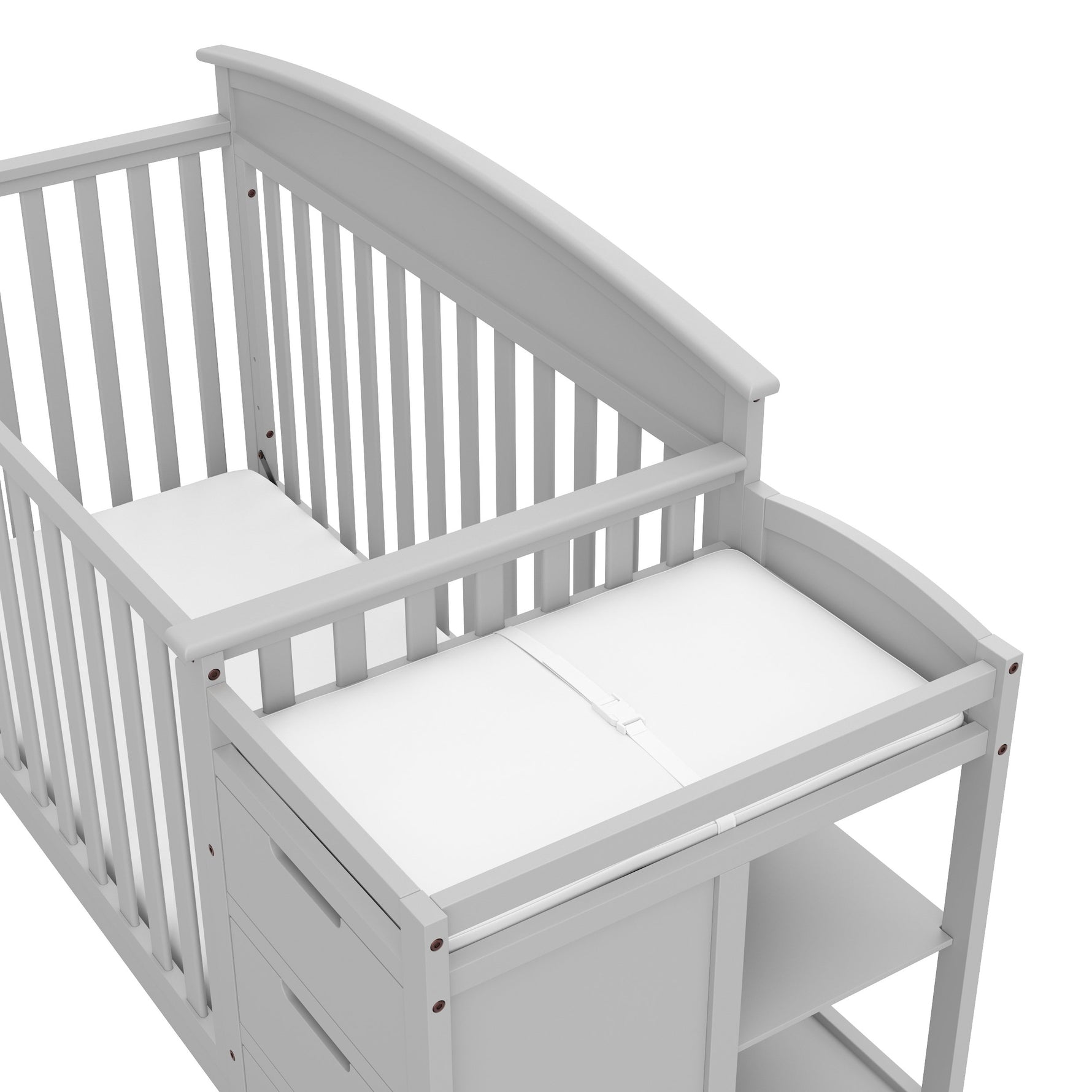 Graco Benton 5-in-1 Convertible Crib – GREENGUARD Gold Certified, Converts from Baby Crib to Toddler Bed, Daybed and Full-Size Bed, Fits Standard Full-Size Crib Mattress (White)