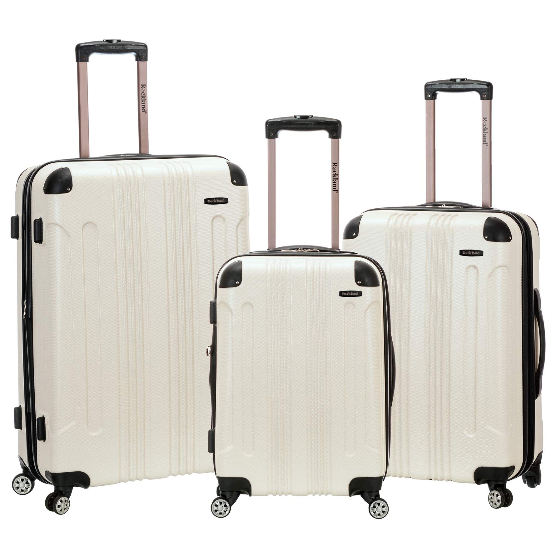 Rockland London Hardside Spinner Wheel Luggage, Carry-On 20", Mint