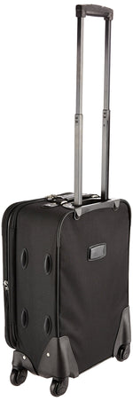 Rockland Pasadena Expandable Spinner Carry-on 19", Black
