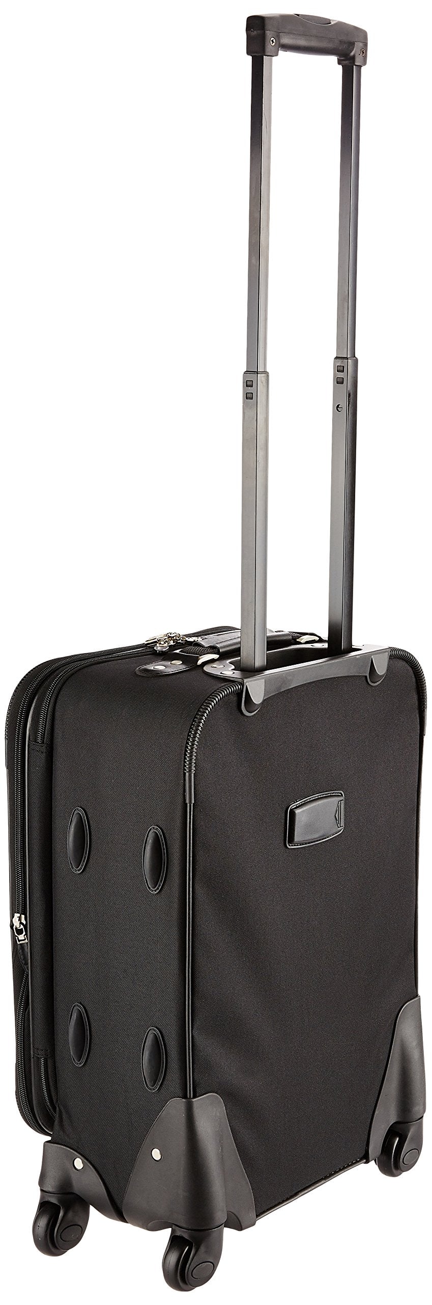 Rockland Pasadena Expandable Spinner Carry-on 19", Black
