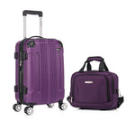 Rockland London Hardside Spinner Wheel Luggage, Carry-On 20", Mint