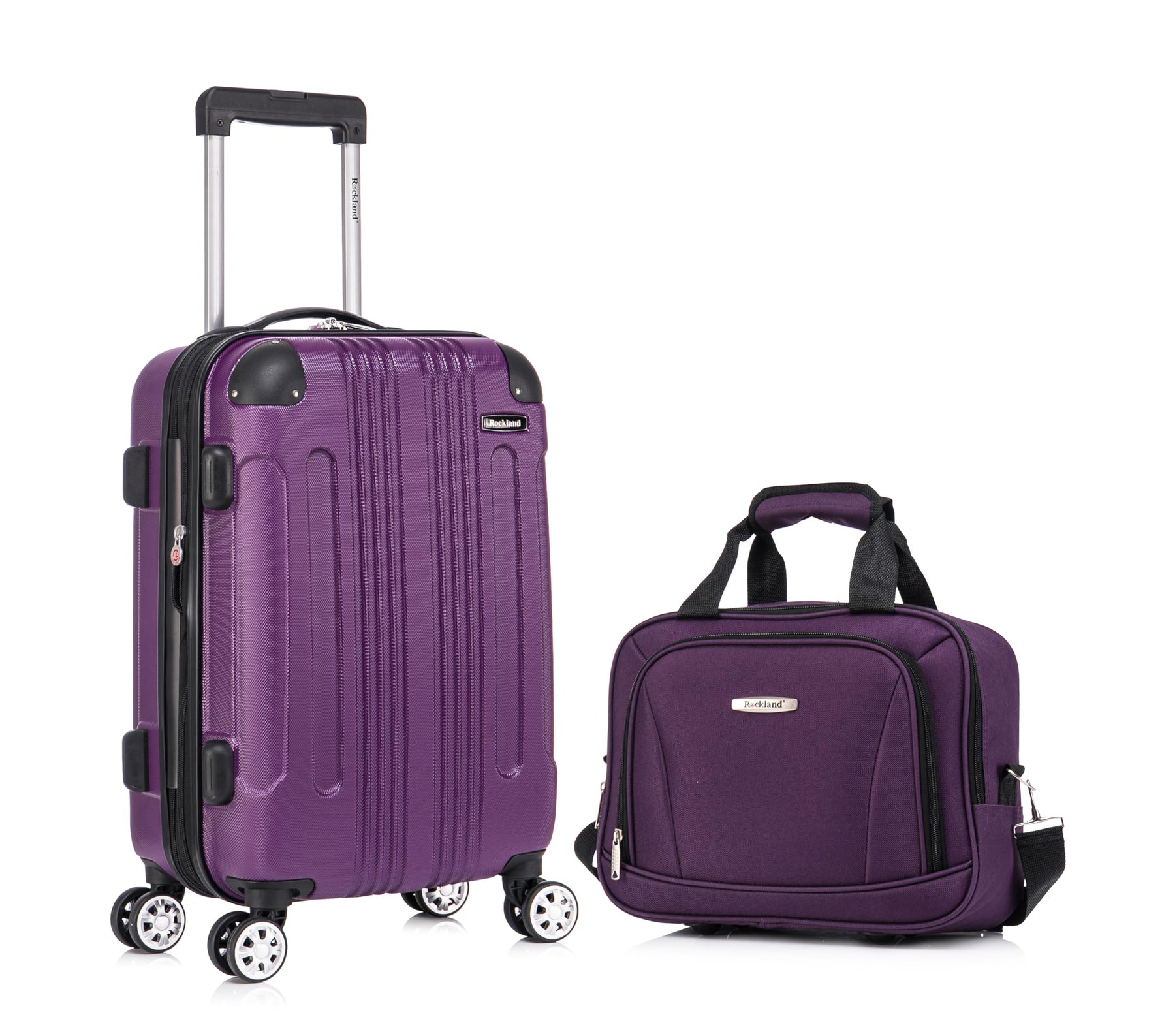 Rockland London Hardside Spinner Wheel Luggage, Carry-On 20", Mint