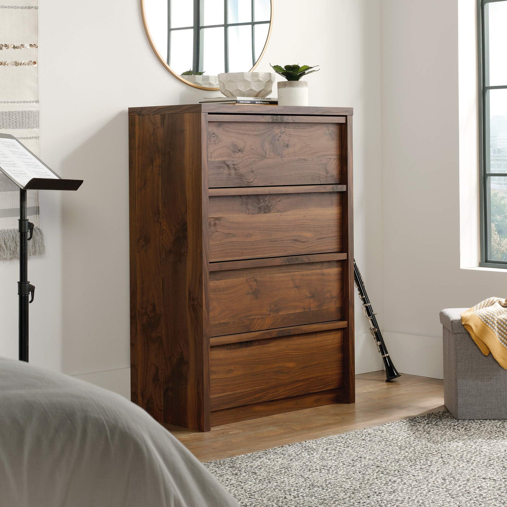 Sauder Harvey Park Night Stand, in a Pacific Maple Finish