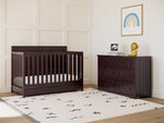 Graco Hadley 5-in-1 Convertible Crib with Drawer – GREENGUARD Gold Certified, Fits Standard Crib Mattress, Converts to Toddler Bed, Daybed and Full Bed, 4 Adjustable Mattress Heights (White)