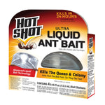 Hot Shot Ultra Liquid Ant Bait, Advanced Liquid Bait Technology Kills Common Household Ants Fast With No Drips Or Spills, 4 Count, Pack of 1