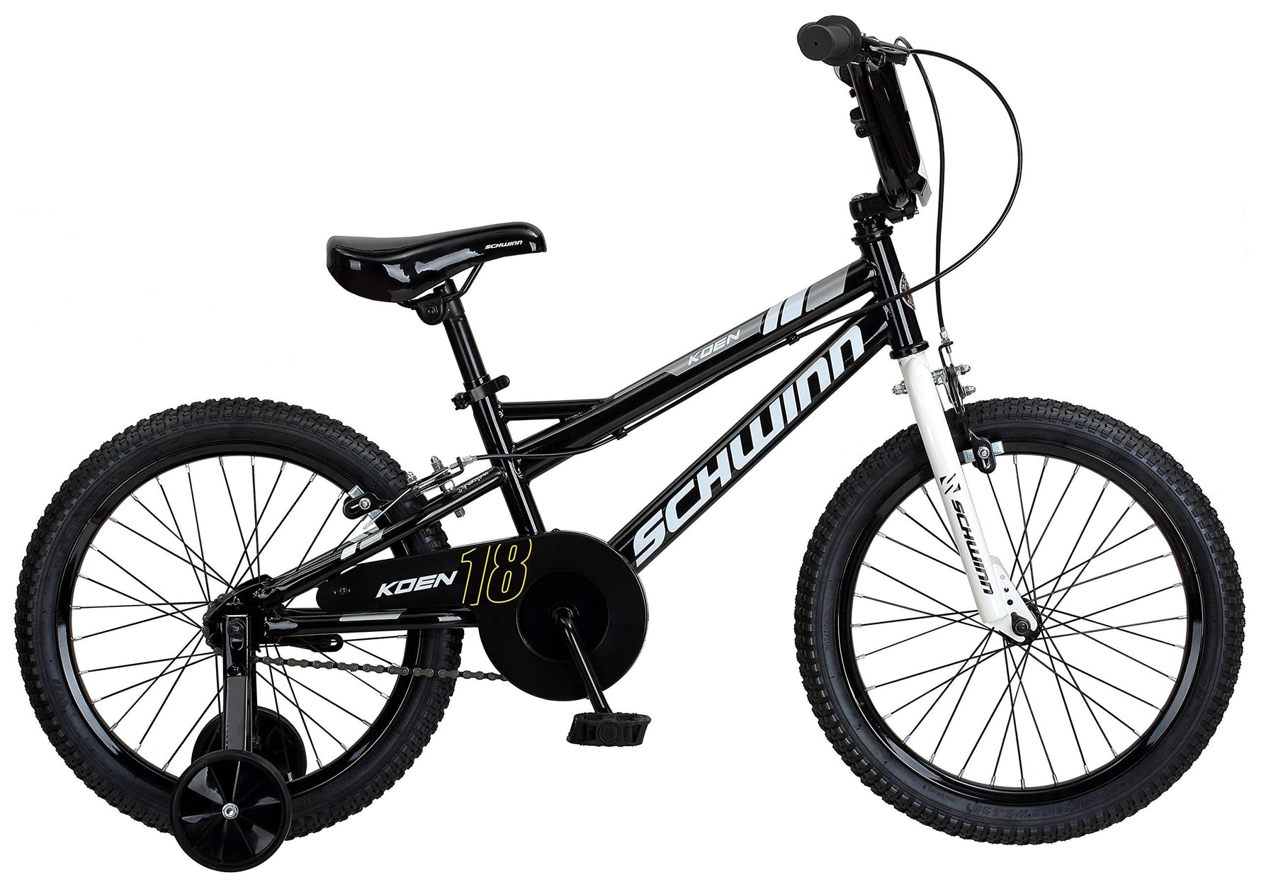 Schwinn Koen Bike, 16 Inch Bike for Kids Ages 3-7, SmartStart Ergonomic Design for Kids, Adjustable Seat Grows with your Child, Rear Coaster Brake and Front Caliper Brake, Training Bicycle