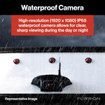 Furrion Vision S+ RV Observation System with 7" Monitor, Left/Right Side Cameras with LED Marker Lights, Sharkfin, Infrared Night Vision, Live Streaming, Wide Viewing Angle - FOS7HTAEN