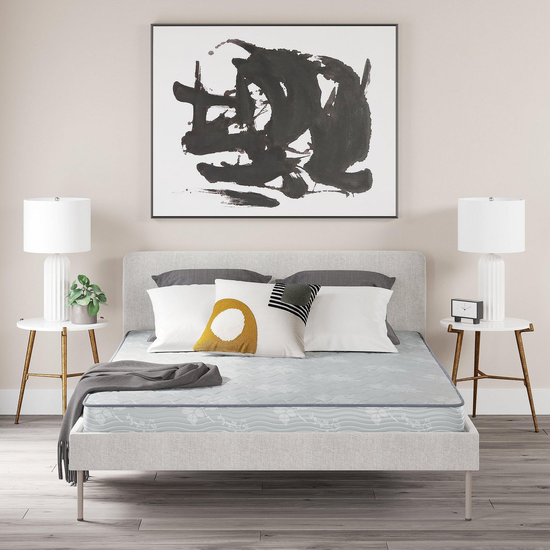 Signature Design by Ashley Chime 12 Inch Hybrid Full Mattress, Memory Foam with Lumbar Support, High-Density Foam & Pocketed Coils for Comfort & Back Support, Mattresses in a Box, Full Size