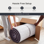 Signature Design by Ashley Chime 12 Inch Hybrid Full Mattress, Memory Foam with Lumbar Support, High-Density Foam & Pocketed Coils for Comfort & Back Support, Mattresses in a Box, Full Size