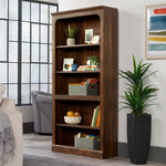 Sauder Select 5-Shelf Bookcase, Chalked Chestnut Finish