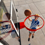 Lifetime Adjustable Portable Basketball Hoop, 54-Inch Shatterproof Polycarbonate Backboard, Slam-It Pro Rim, Adjustable Height 7.5-10 Ft, Portable Heavy-Duty Base with Wheels