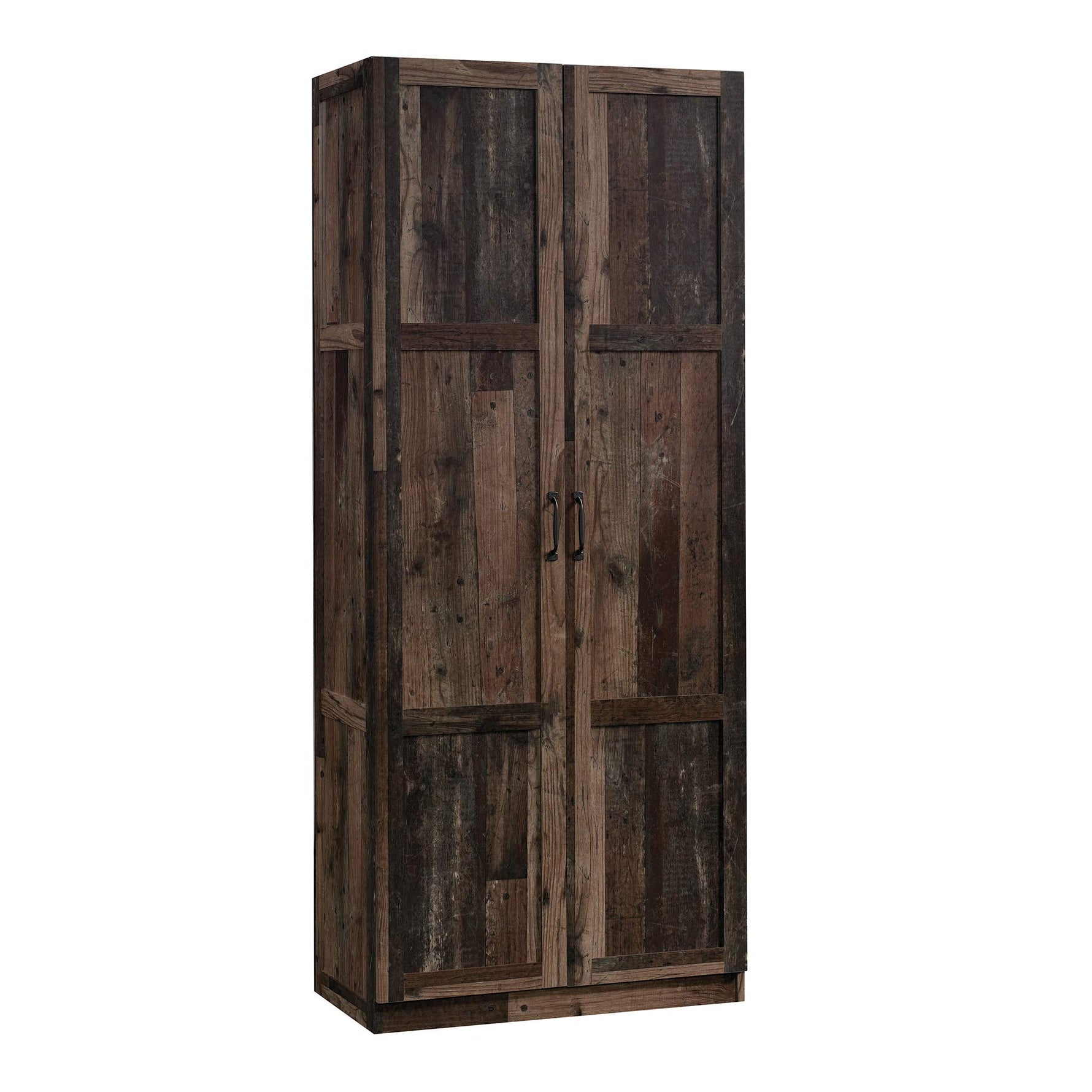 Sauder Select Storage Cabinet, Pantry Cabinet Kitchen Storage with Adjustable Shelves, Utility Room Storage Cabinet, in Reclaimed Pine