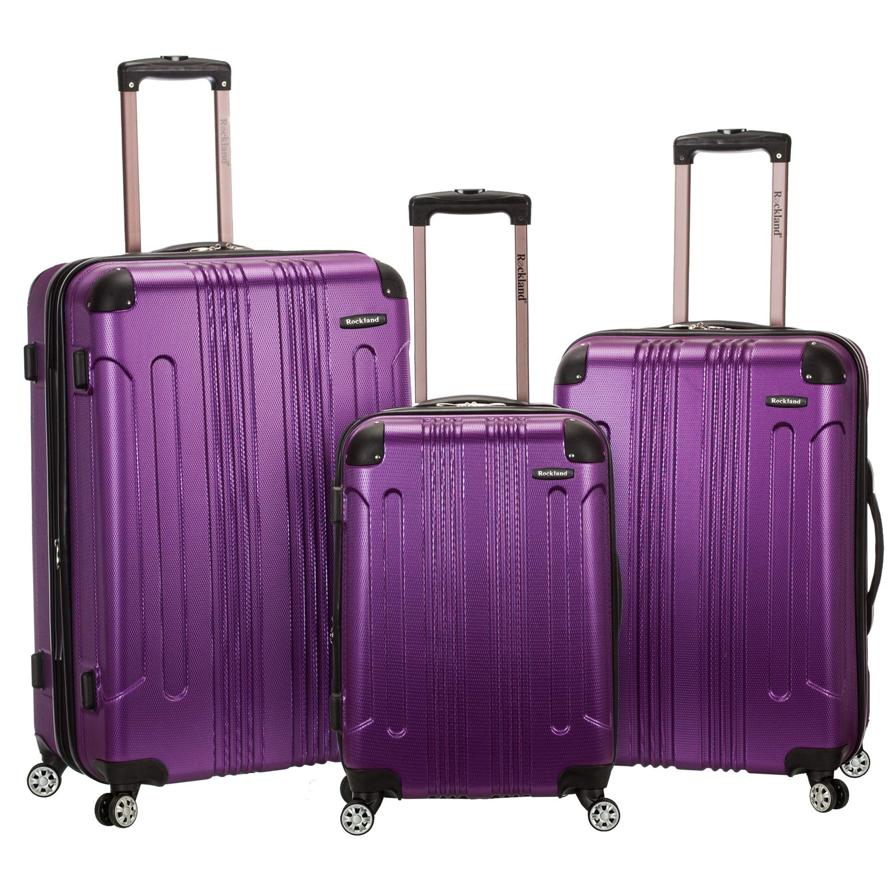 Rockland London Hardside Spinner Wheel Luggage, Carry-On 20", Mint