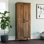 Sauder Miscellaneous Storage, Two-Door Storage Cabinet, in Spring Maple Finish