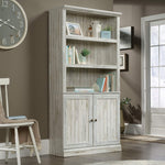 Sauder Miscellaneous Storage 5-Shelf/Book Shelf 2-Door Bookcase, Glacier Oak Finish