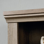 Sauder 5-Shelf Split Bookcase/ Book shelf, Oiled Oak finish