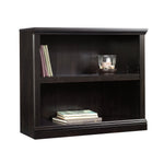 Sauder 2 Tier Book Shelf Wooden Bookcase Multipurpose Bookshelf for Home Office, Living Room, in Salt Oak
