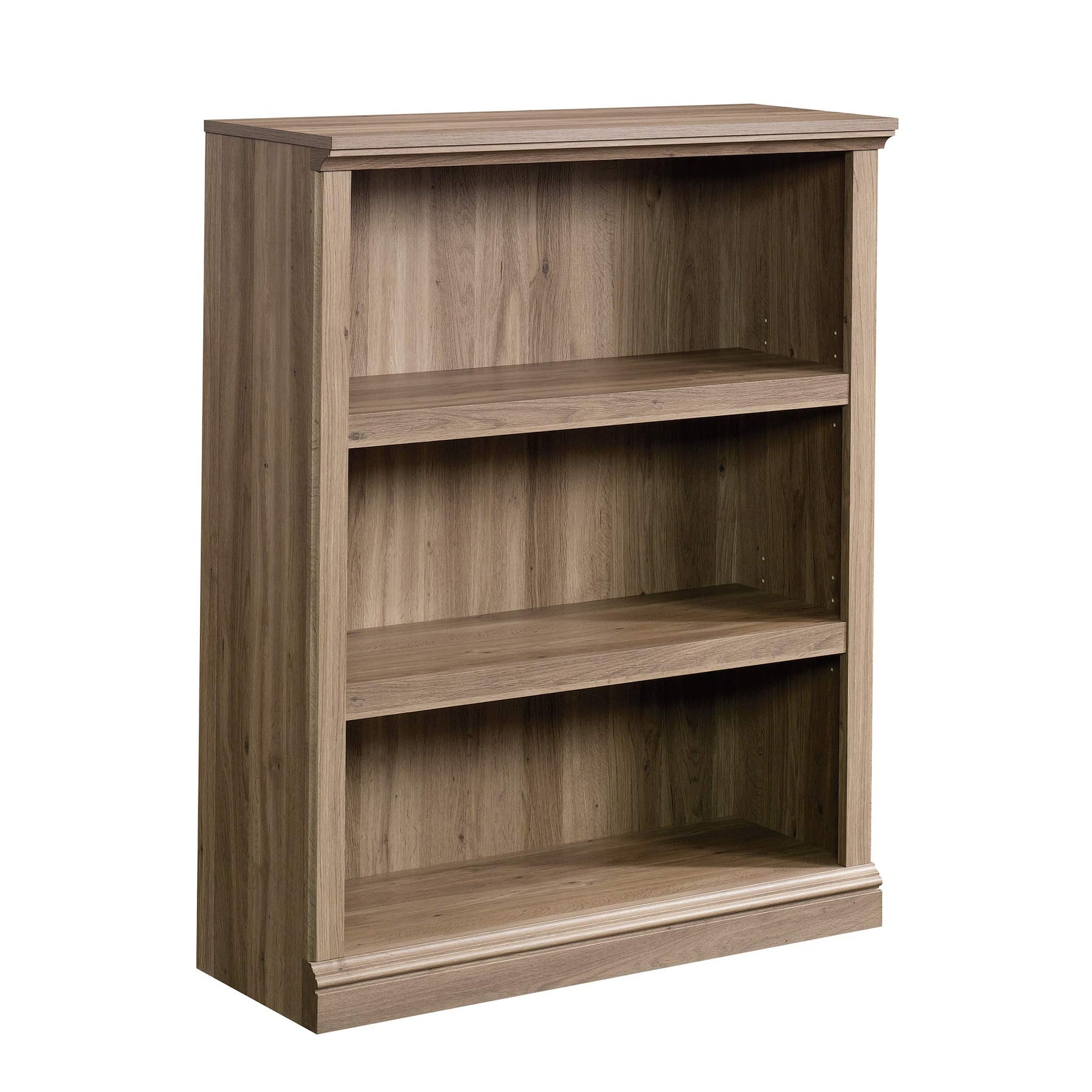 Sauder Miscellaneous Storage 3-Shelf Bookcase/ Book shelf, Oiled Oak finish