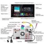KENWOOD DMX809S eXcelon 6.95-Inch Capacitive Touch Screen, Car Stereo, Wireless and Wired CarPlay and Android Auto, Bluetooth, AM/FM HD Radio, MP3 Player, USB Port, Double DIN, 13-Band EQ, SiriusXM
